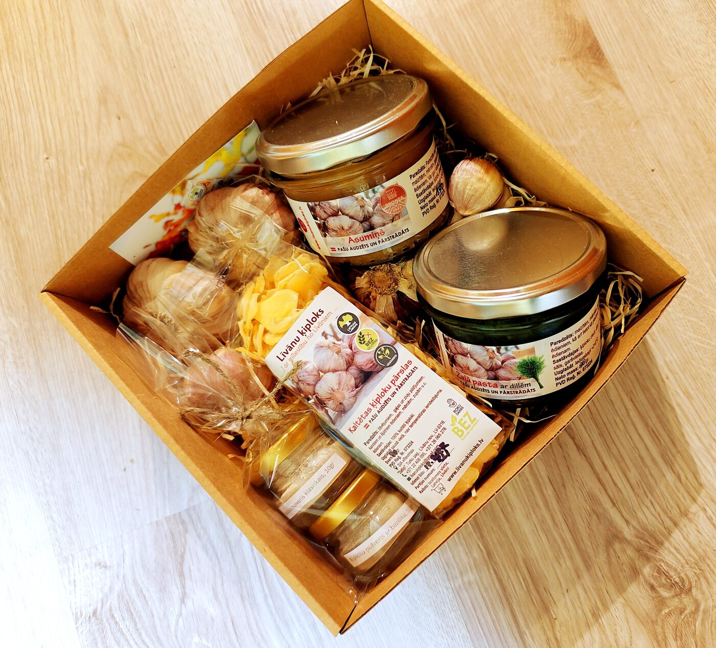 Dāvanu komplekts Līvānu ķiploks