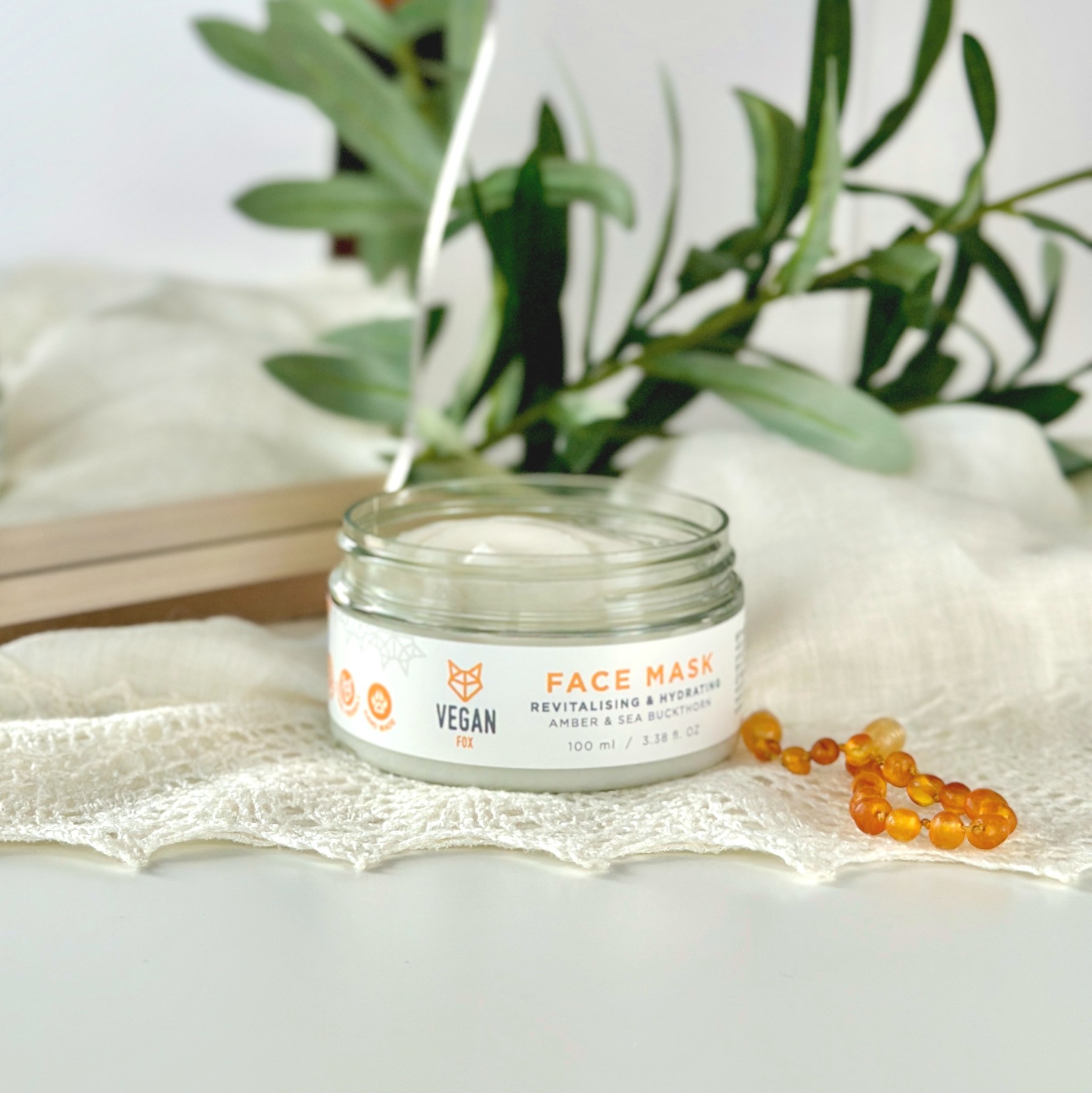 Sejas maska Vegan Fox, sausai ādai, 100 ml