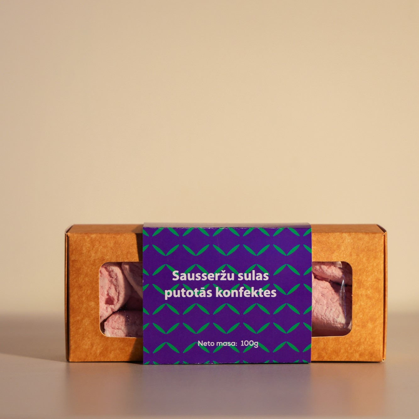 Zefīri AmberFarm, sausseržu, 100 g