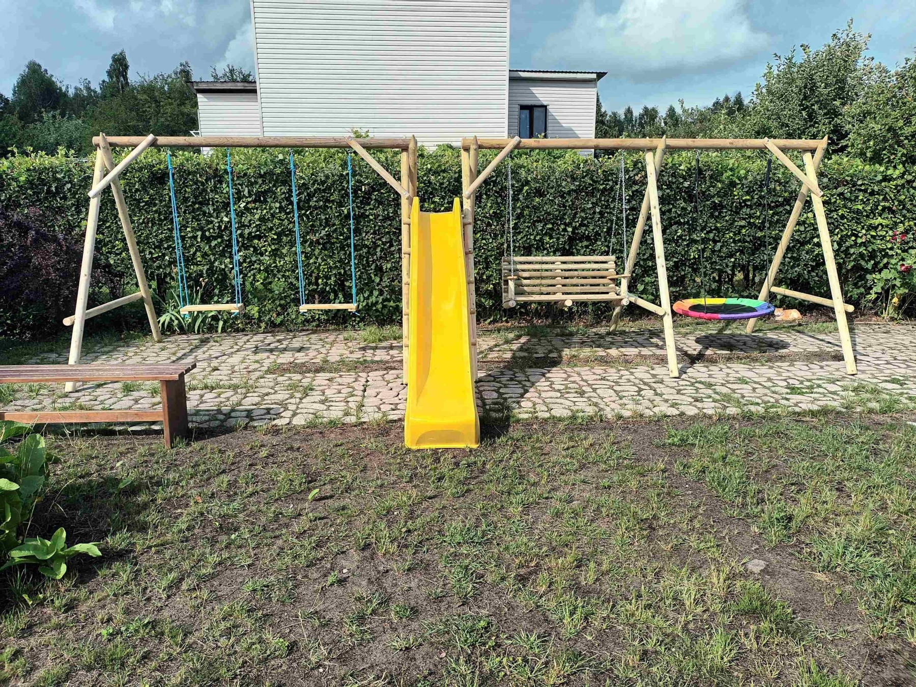 Rotaļu komplekss, platums 2,2 m, garums 8 m, augstums 2,2 m
