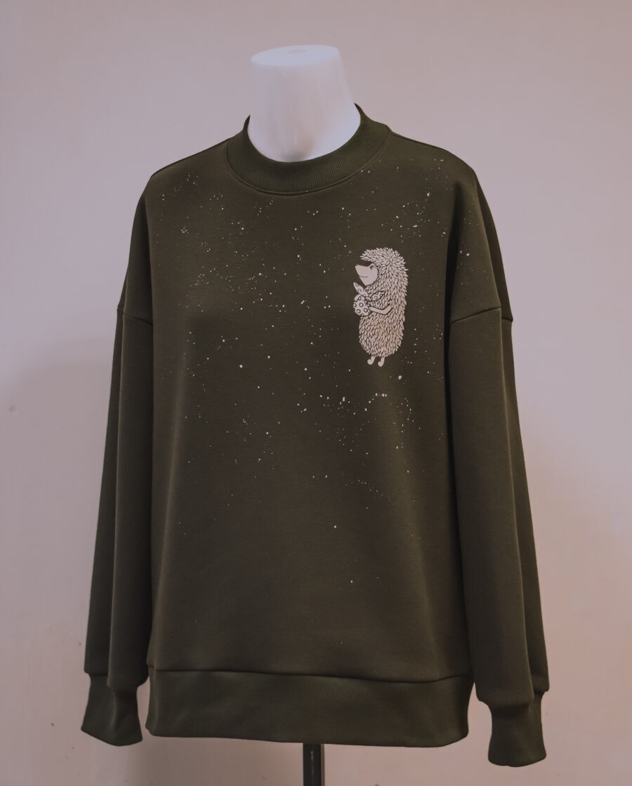 Vīriešu džemperis PIENALOTÉ, S, M, L, XL, haki krāsā
