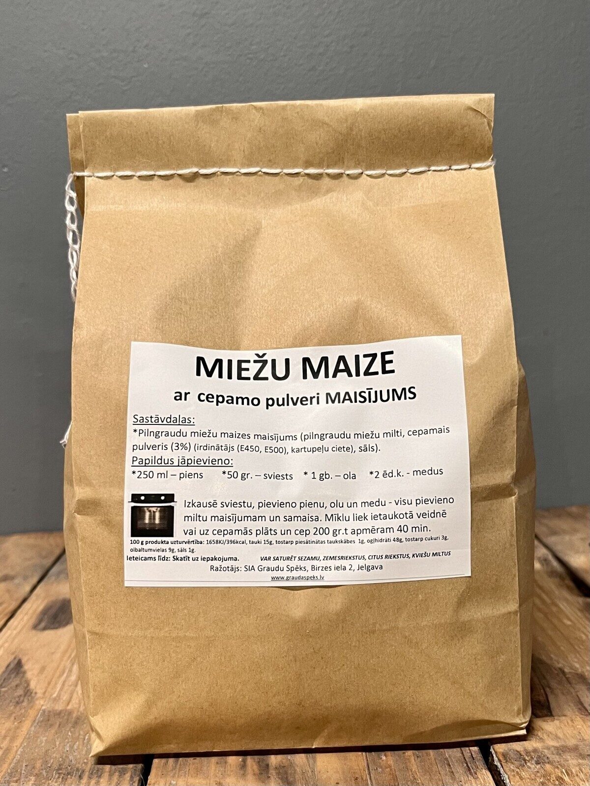 Maizes miltu maisījums Grauda Spēks
