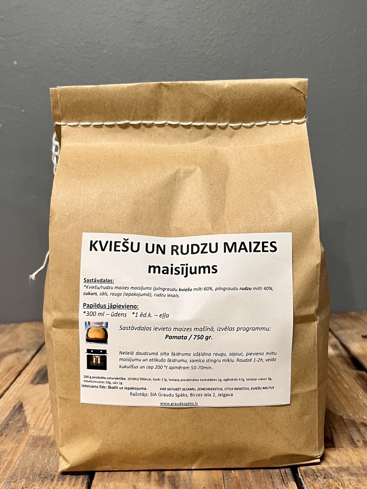 Maizes miltu maisījums Grauda Spēks