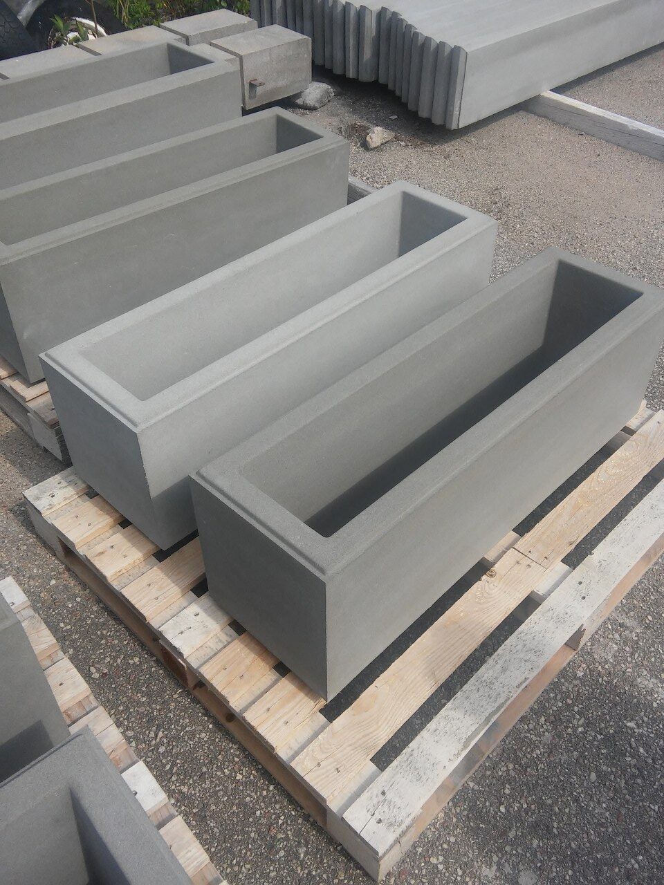 Puķu pods Balustrāde, puķu kaste, platums 30 cm, betons
