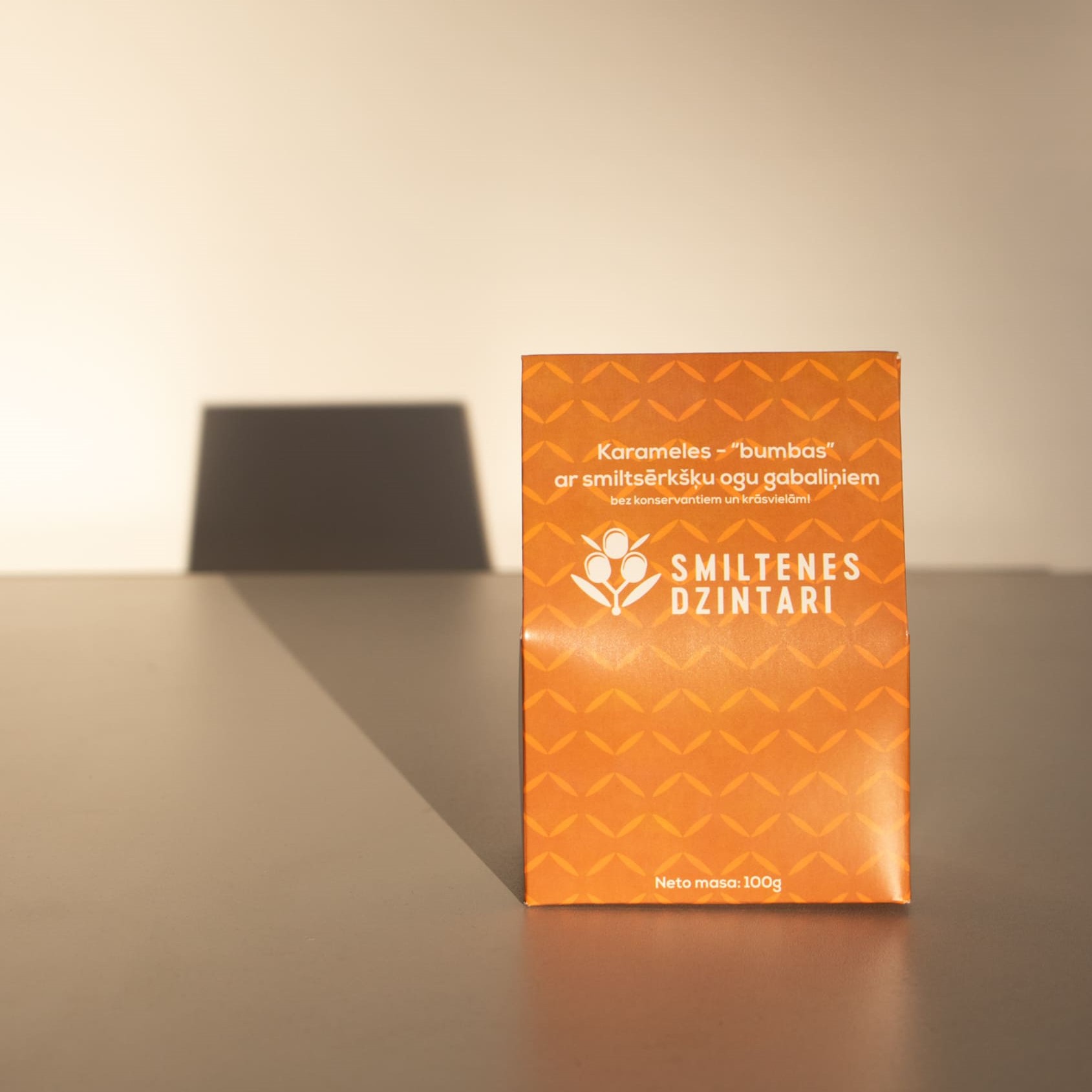 Karameles Smiltenes dzintari, smiltsērkšķu, 100 g