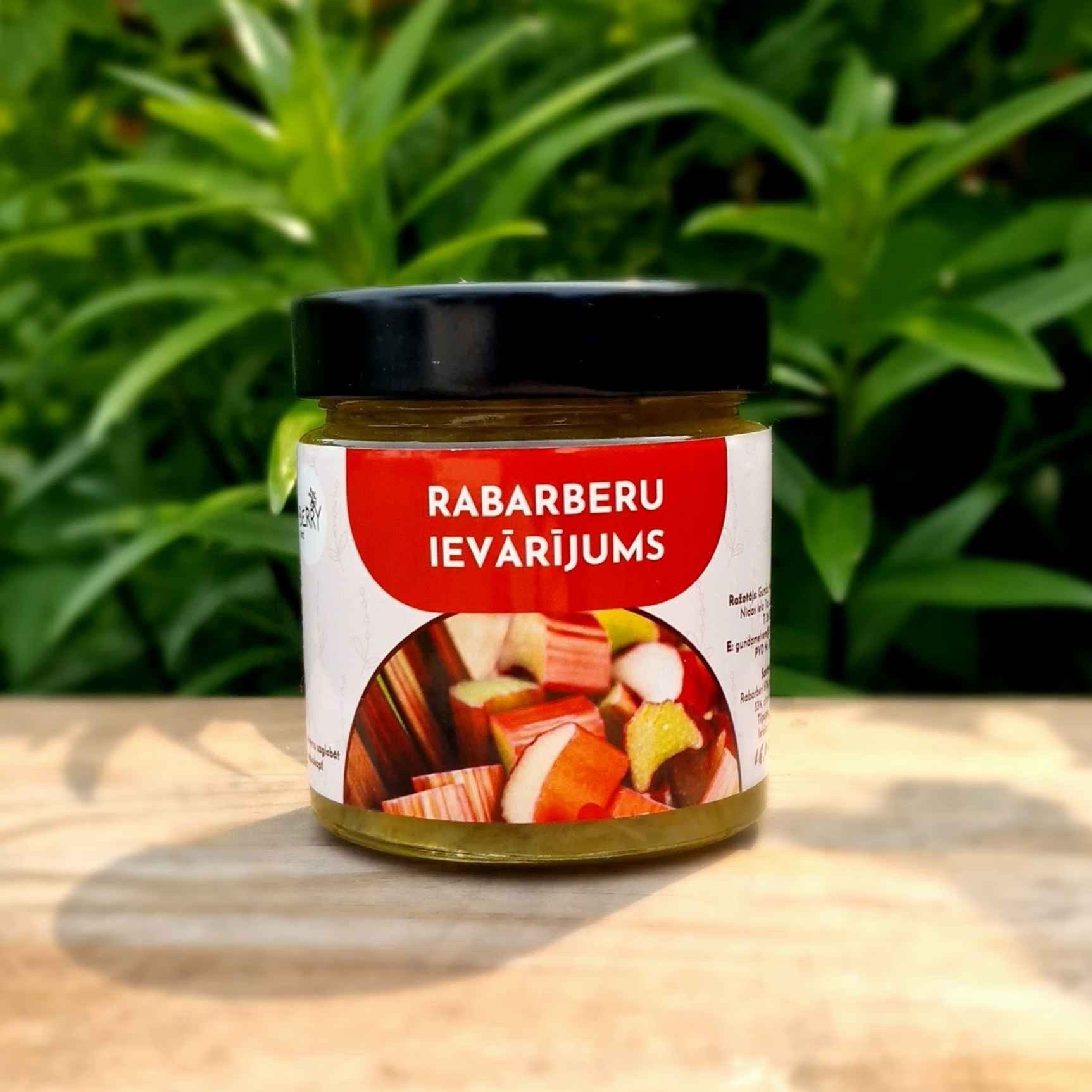 Ievārījums Berry Wind, rabarberu, 200 ml