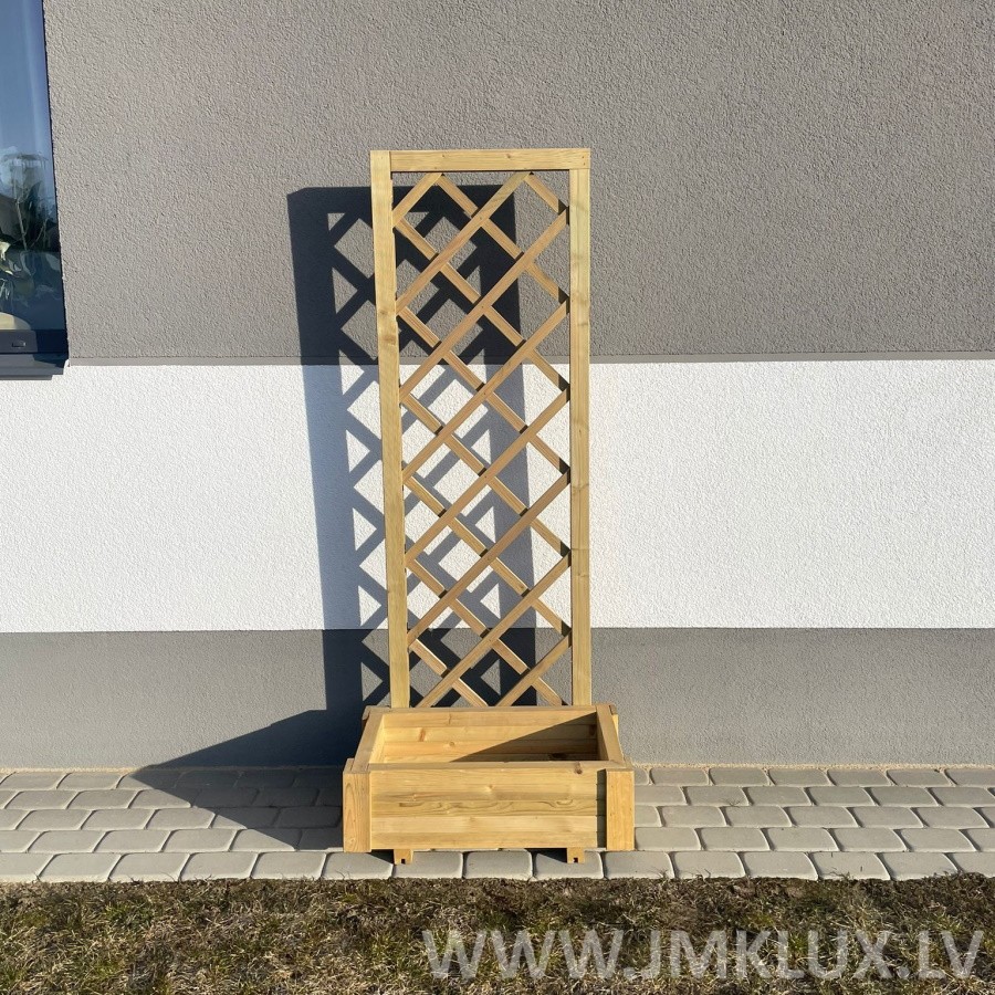 Puķu pods JMK LUX, puķu kaste, platums 40 cm, garums 60 cm
