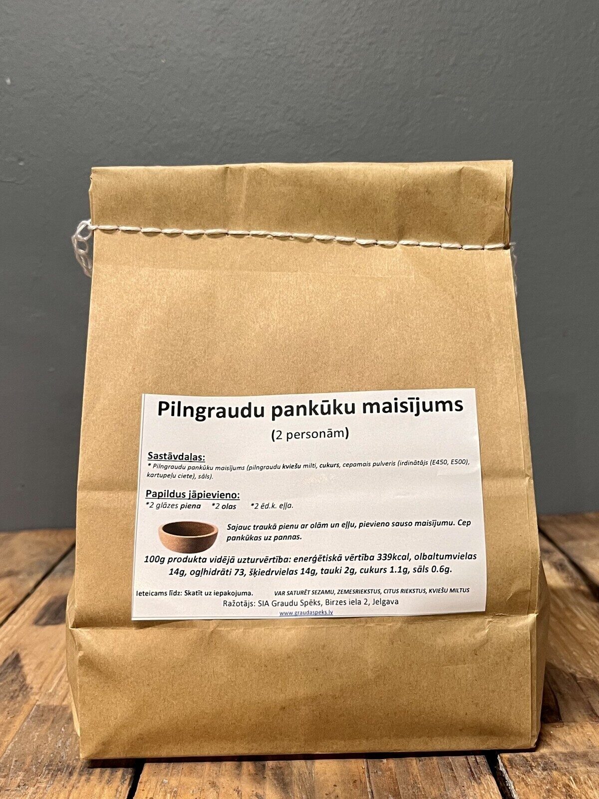 Pankūku miltu maisījums Grauda Spēks