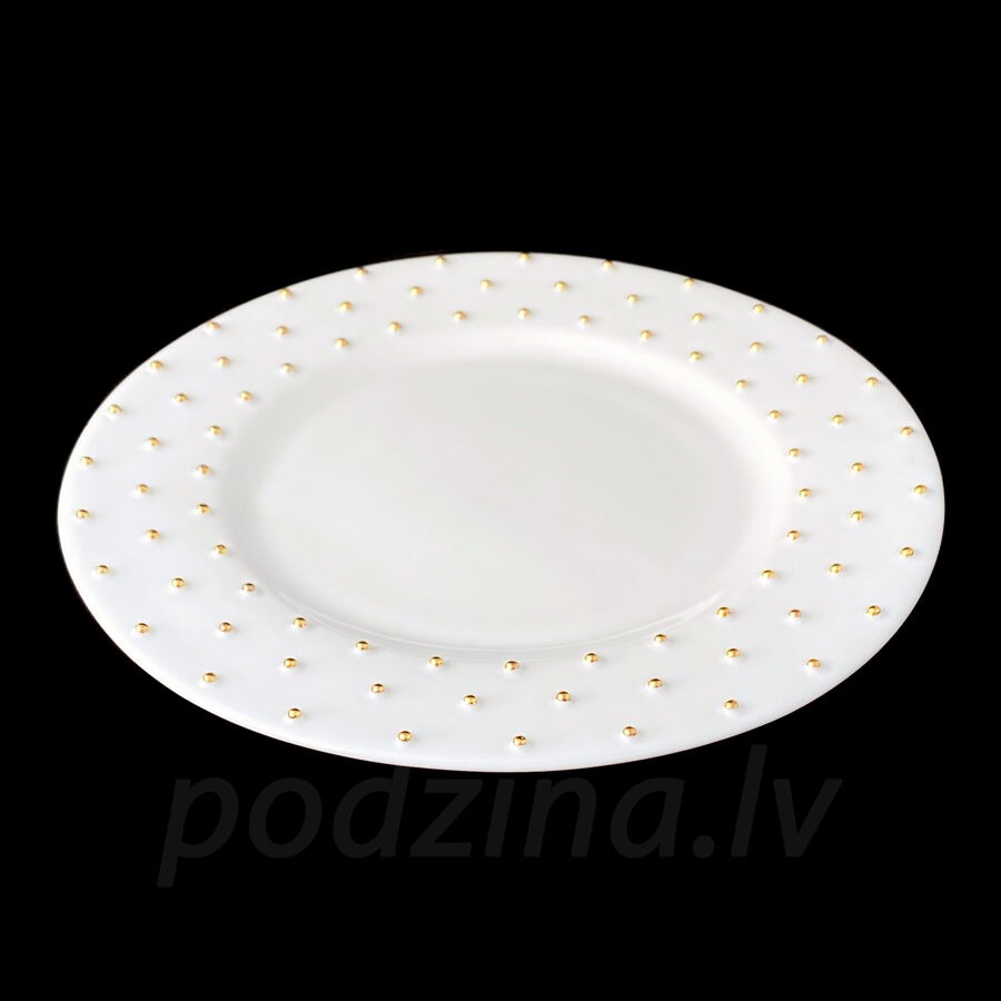 Šķīvji Podziņas porcelāns, deserta, 21 cm, porcelāns