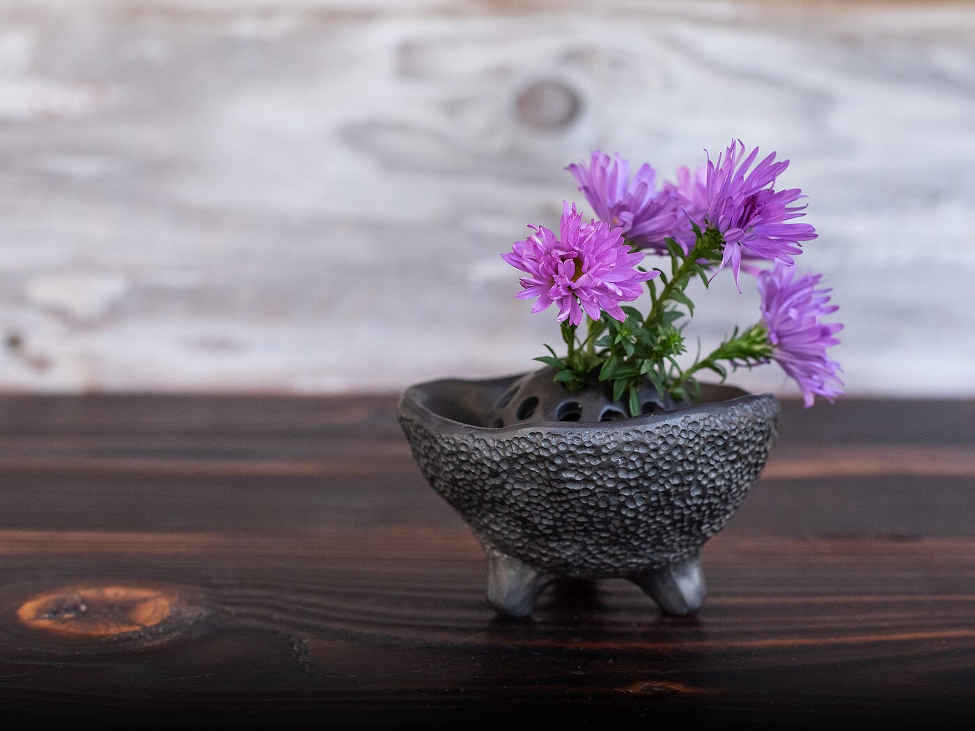 Vāze Clay & Wood Design, augstums 5 cm, keramika