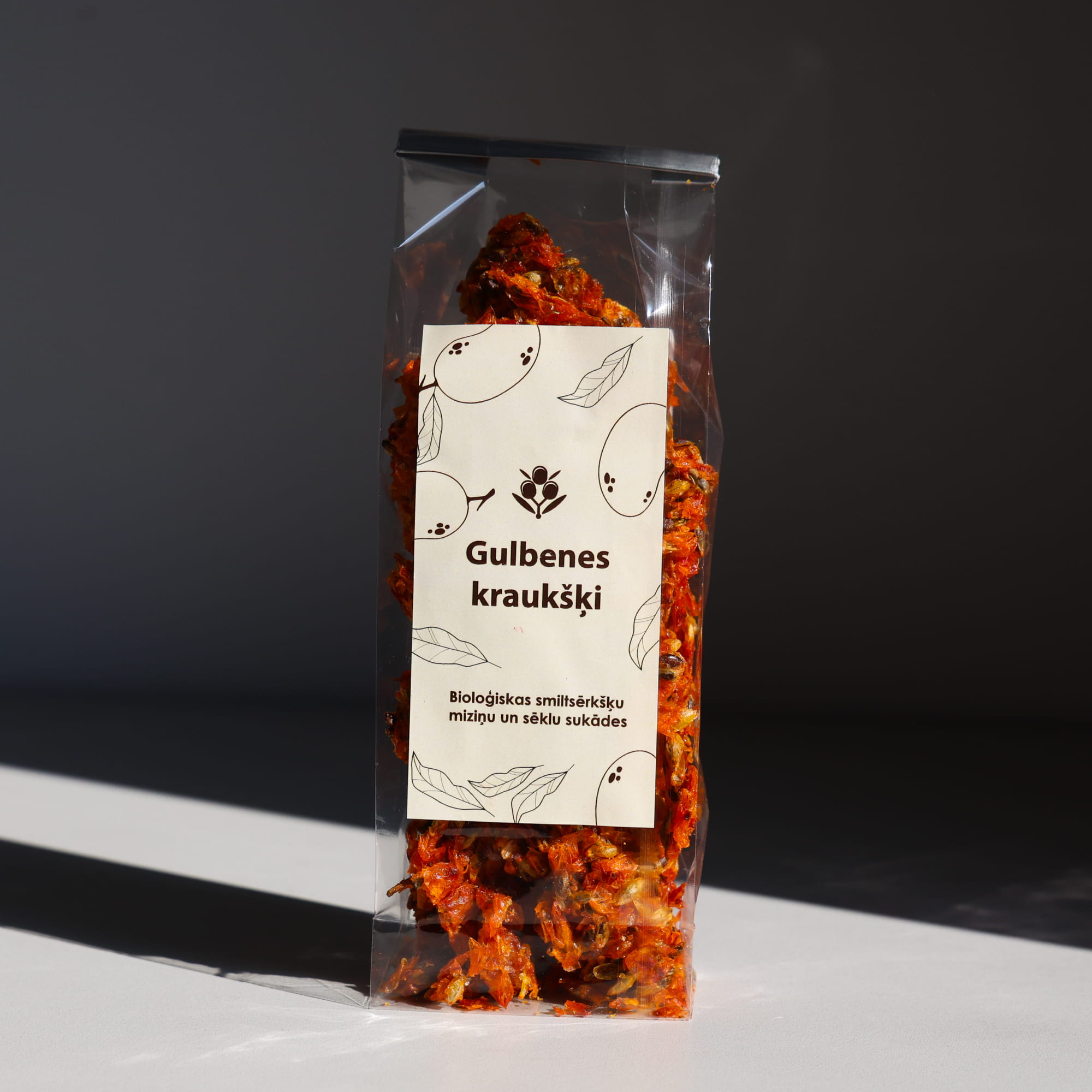 Sukādes AmberFarm, smiltsērkšķu miziņas un sēklas, 100 g