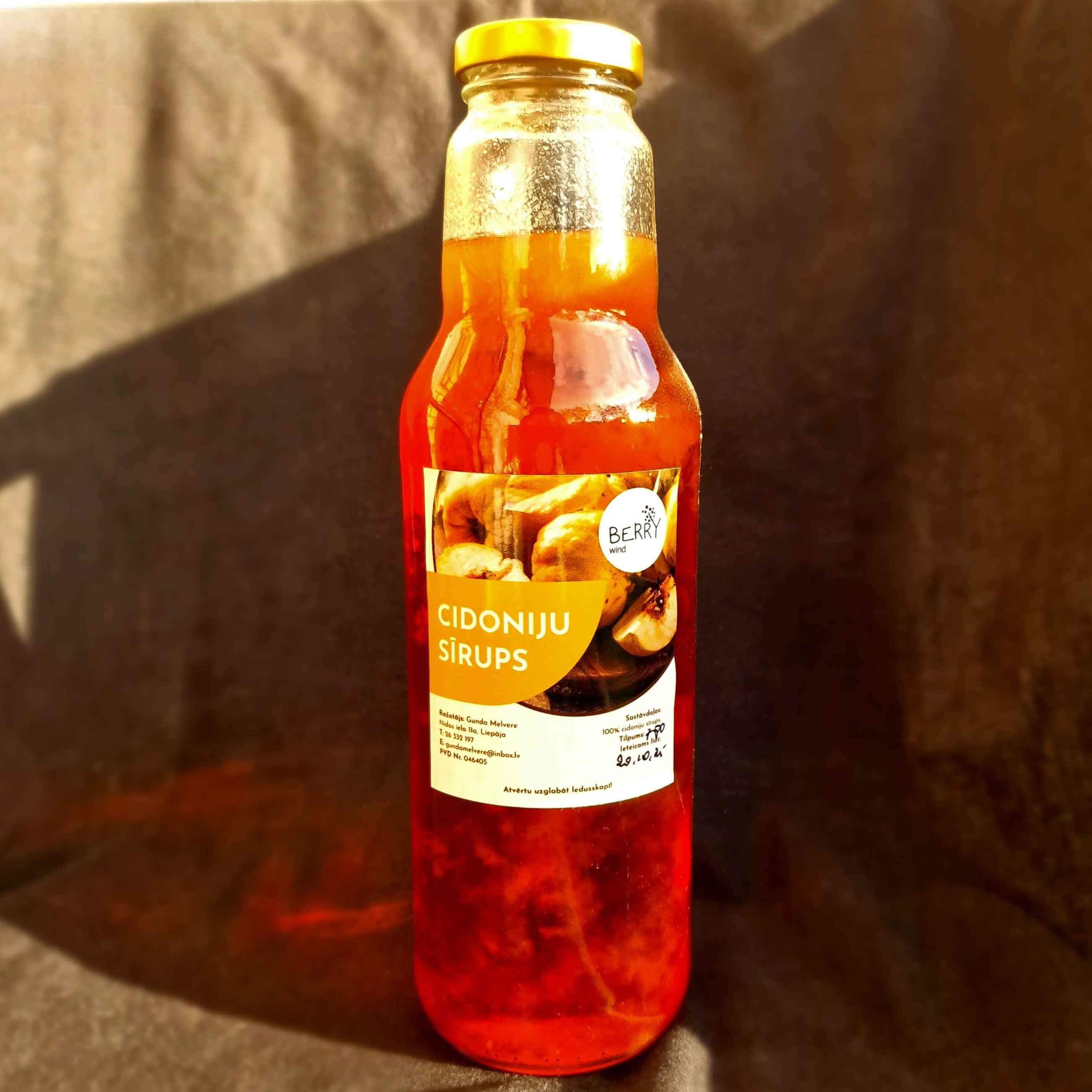 Sīrups Berry Wind, cidoniju, 750 ml