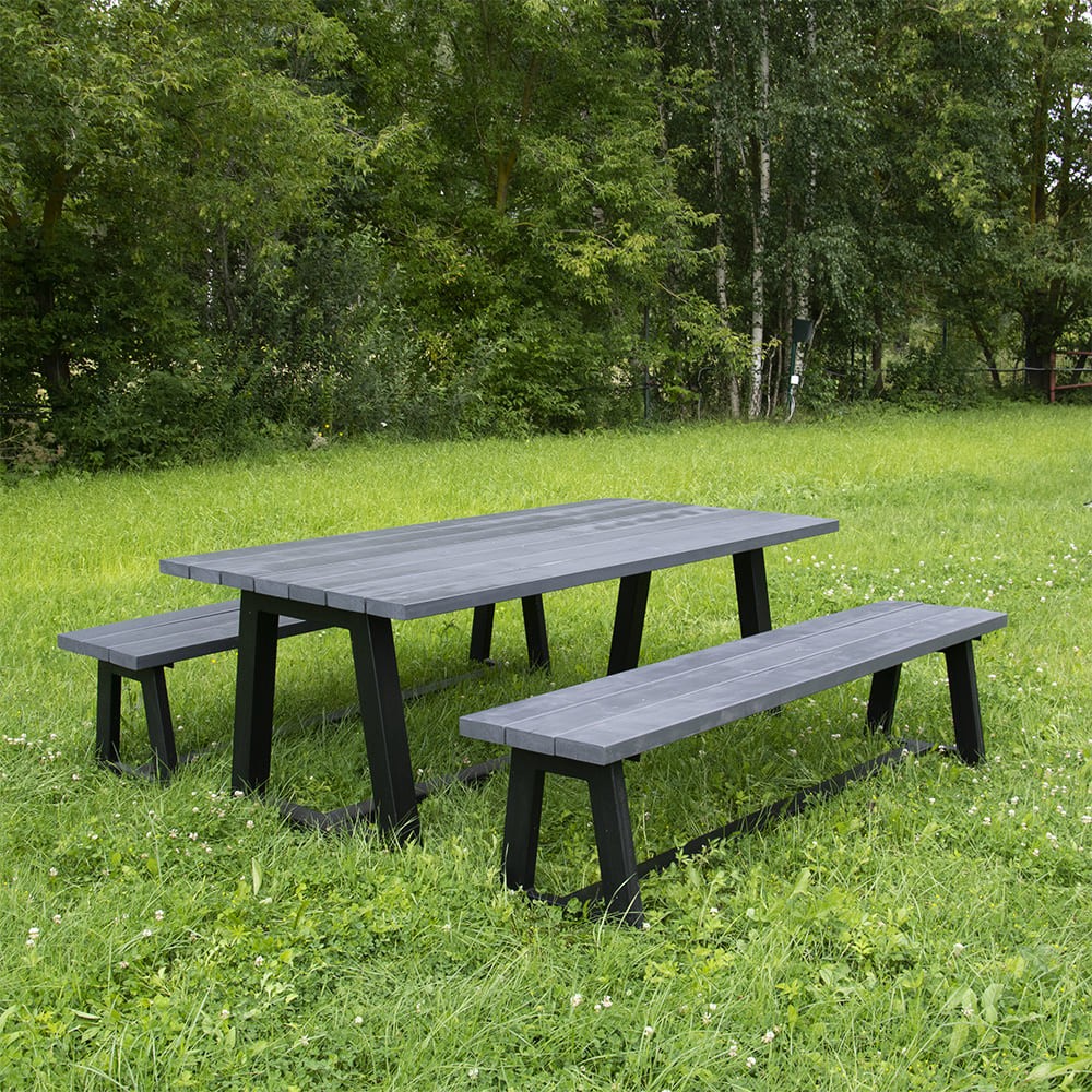 Dārza mēbeļu komplekts DM GRILL Rustic, 140 kg, metāls, koks