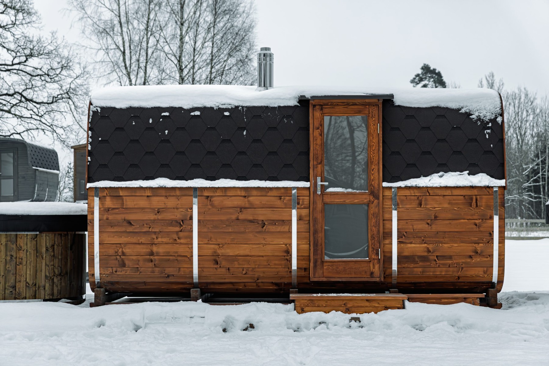 Mucas pirts, malkas krāsns, 11,93 m²