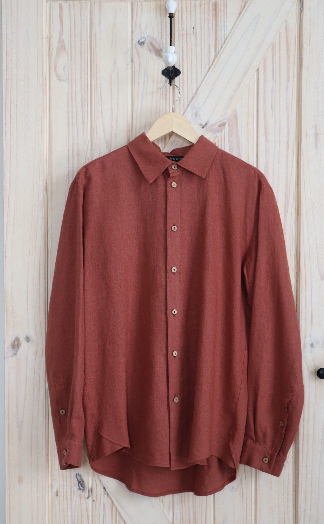 Vīriešu krekls ar garām piedurknēm Feel the Style, 3XL, lins