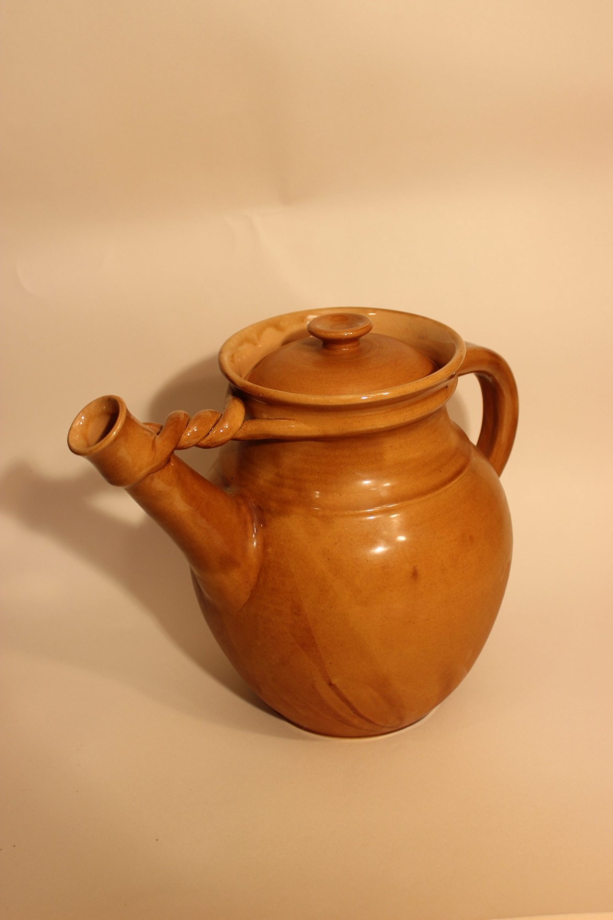Krūze Virzas, keramika, oranžā krāsā