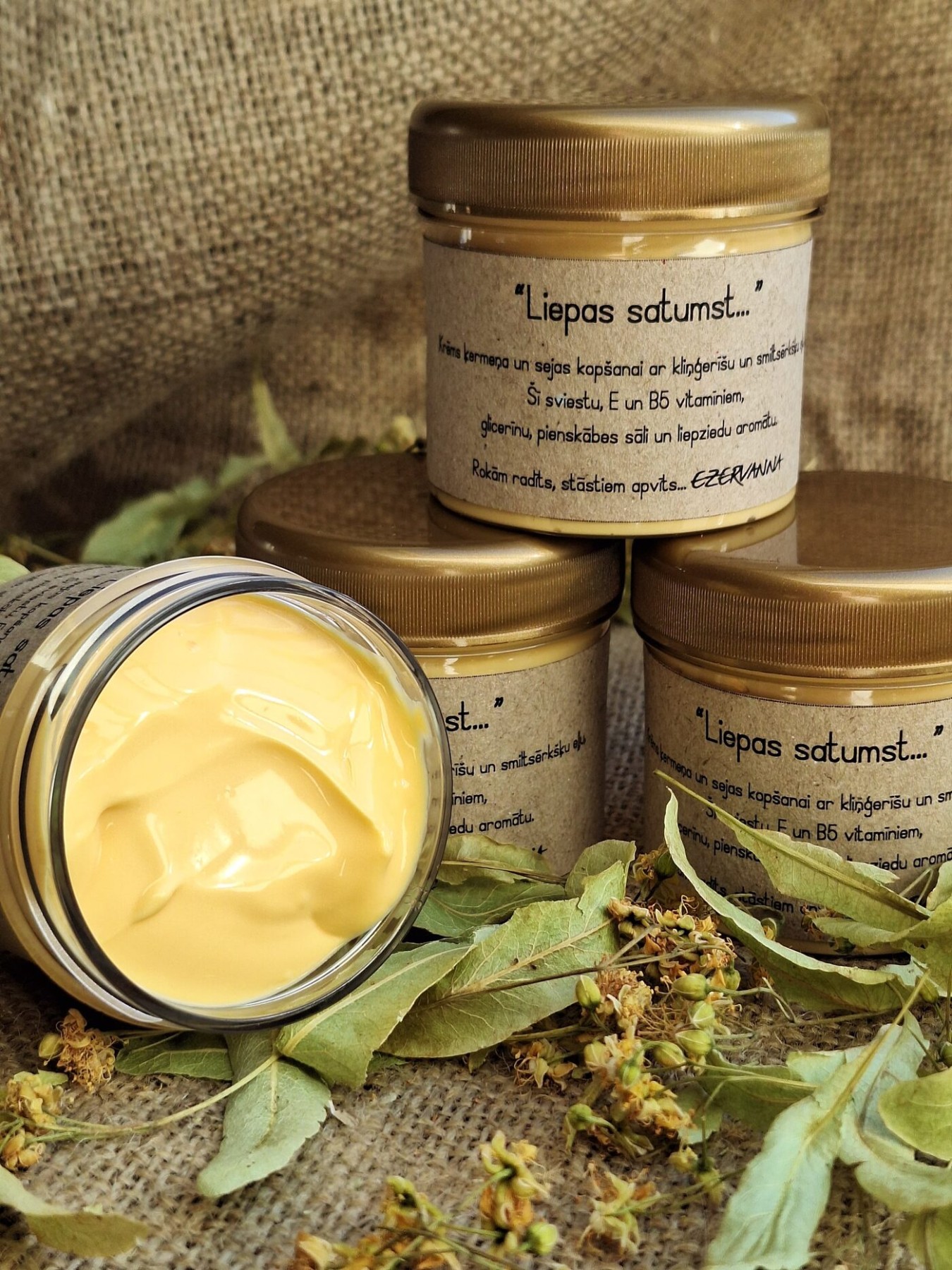 Ķermeņa krēms Ezervanna, ziedu aromāts