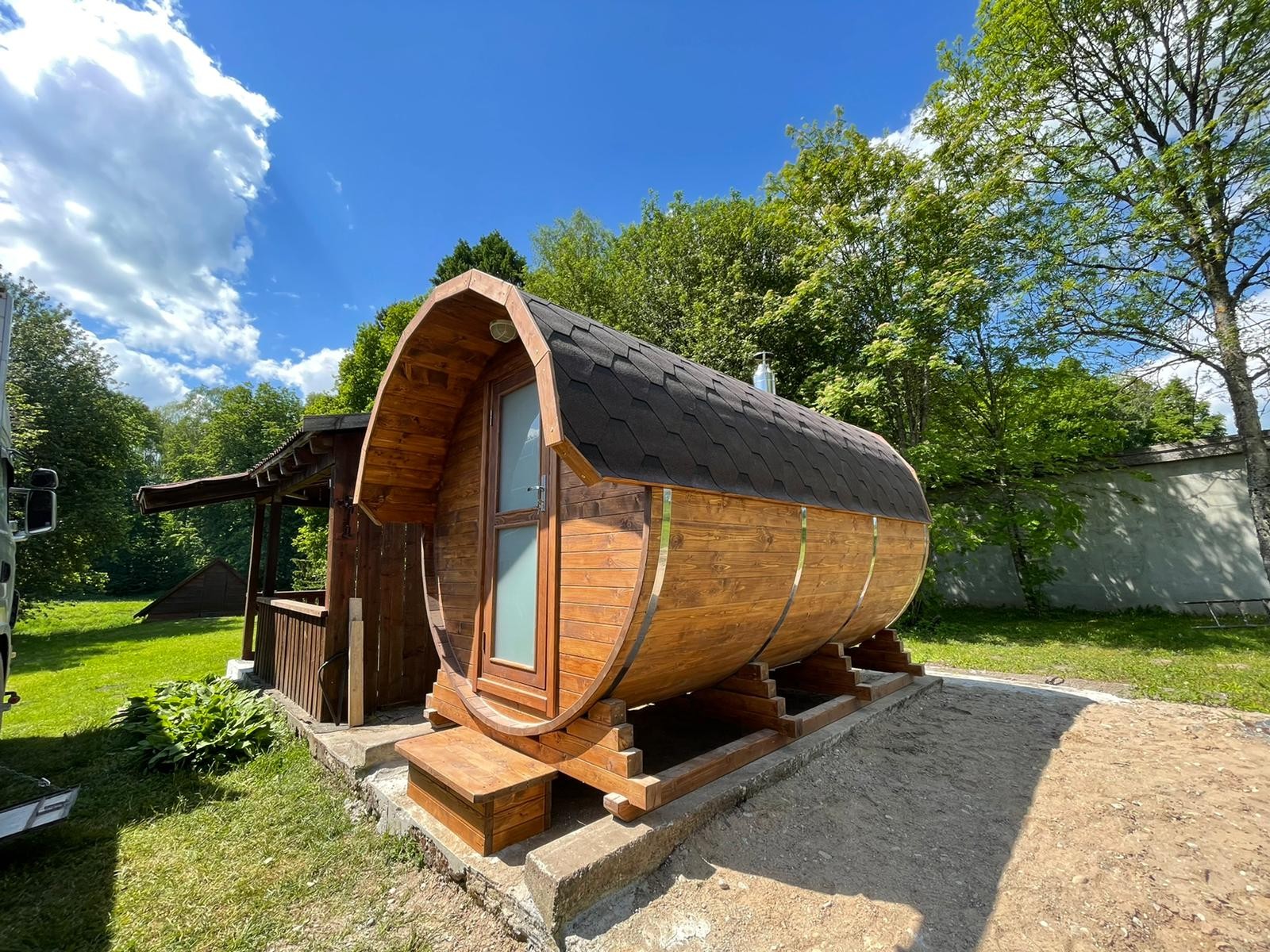 Mucas pirts, malkas krāsns, 8,05 m²