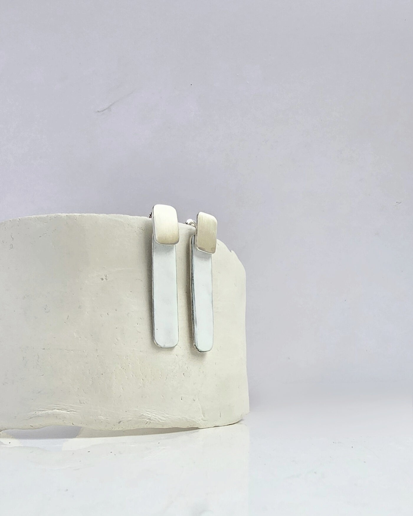 Auskari Asmane Jewellery, sudrabs 925, sudraba, baltā krāsā