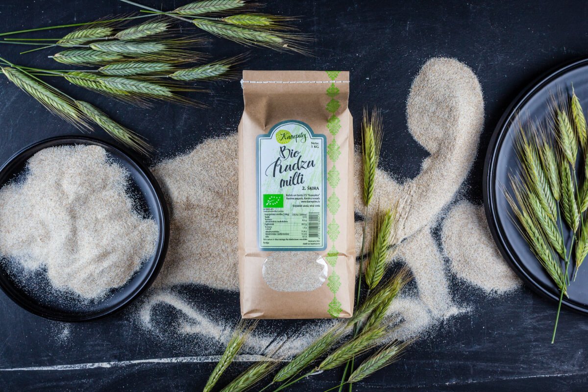 Rudzu milti Kaņepītes, otrā labuma, 1 kg
