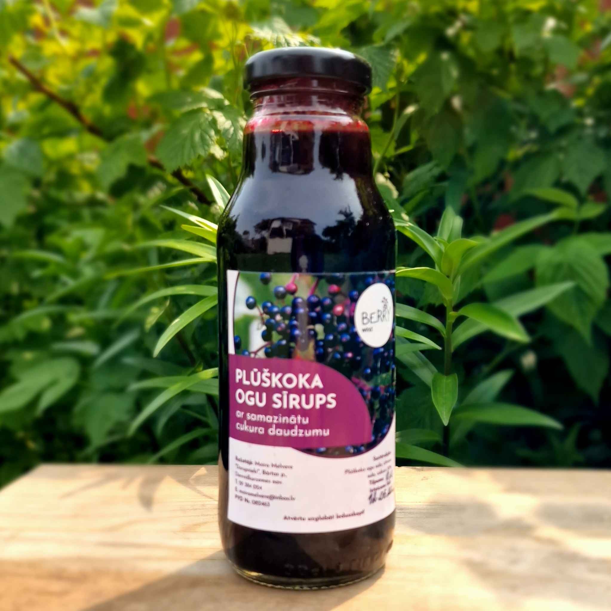Sīrups Berry Wind, plūškoka ogu, 250 ml