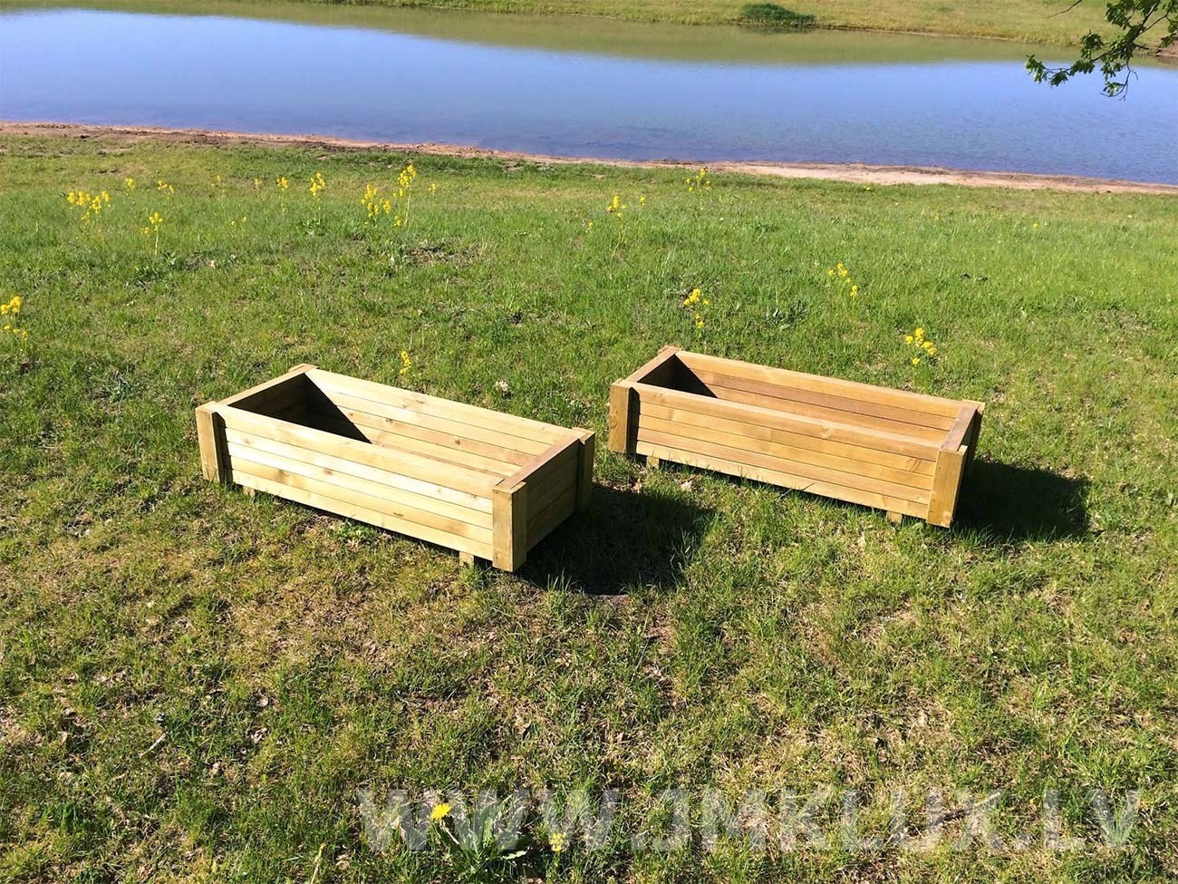 Puķu pods JMK LUX, puķu kaste, platums 40 cm, garums 70 cm