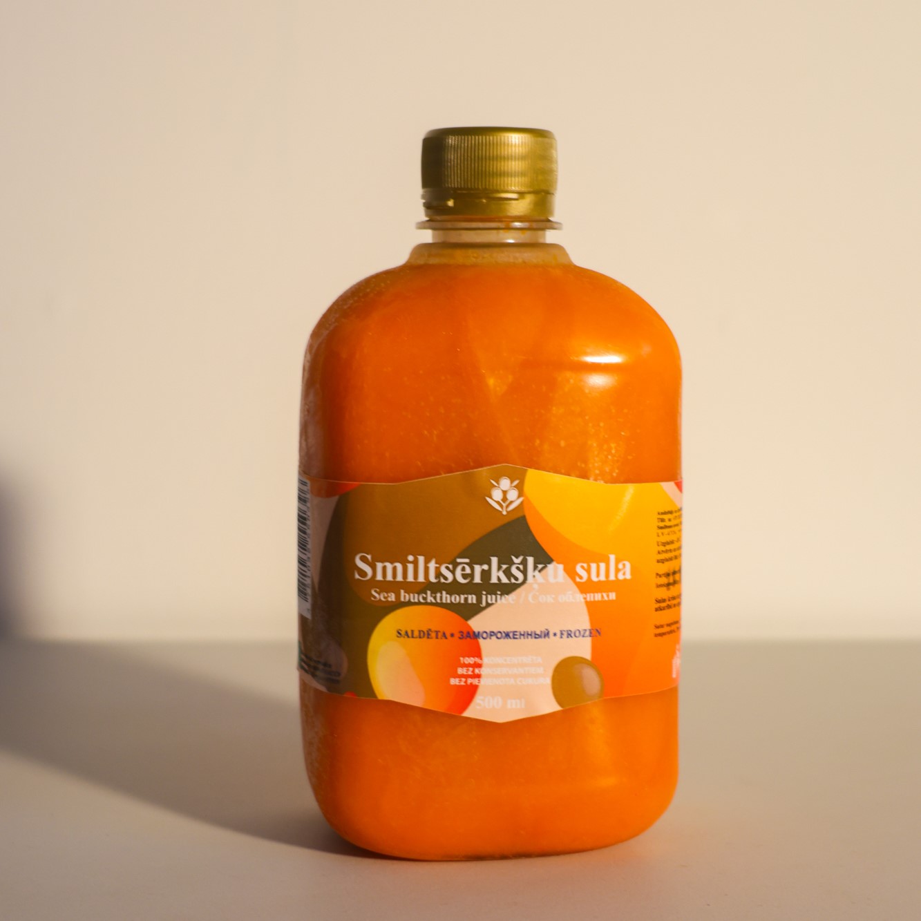 Saldēta sula AmberFarm, smiltsērkšķu, 500 ml