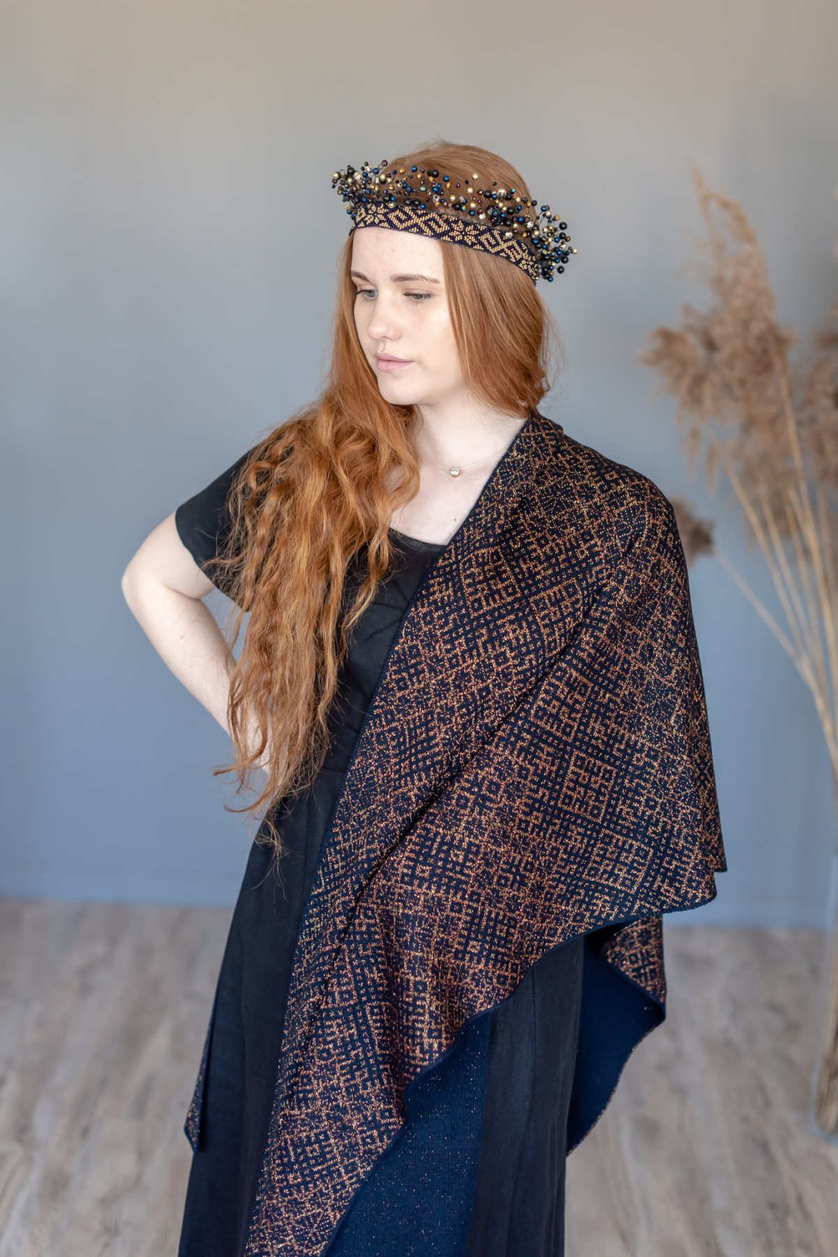Lakats SandrasMagic, merino vilna, zilā krāsā
