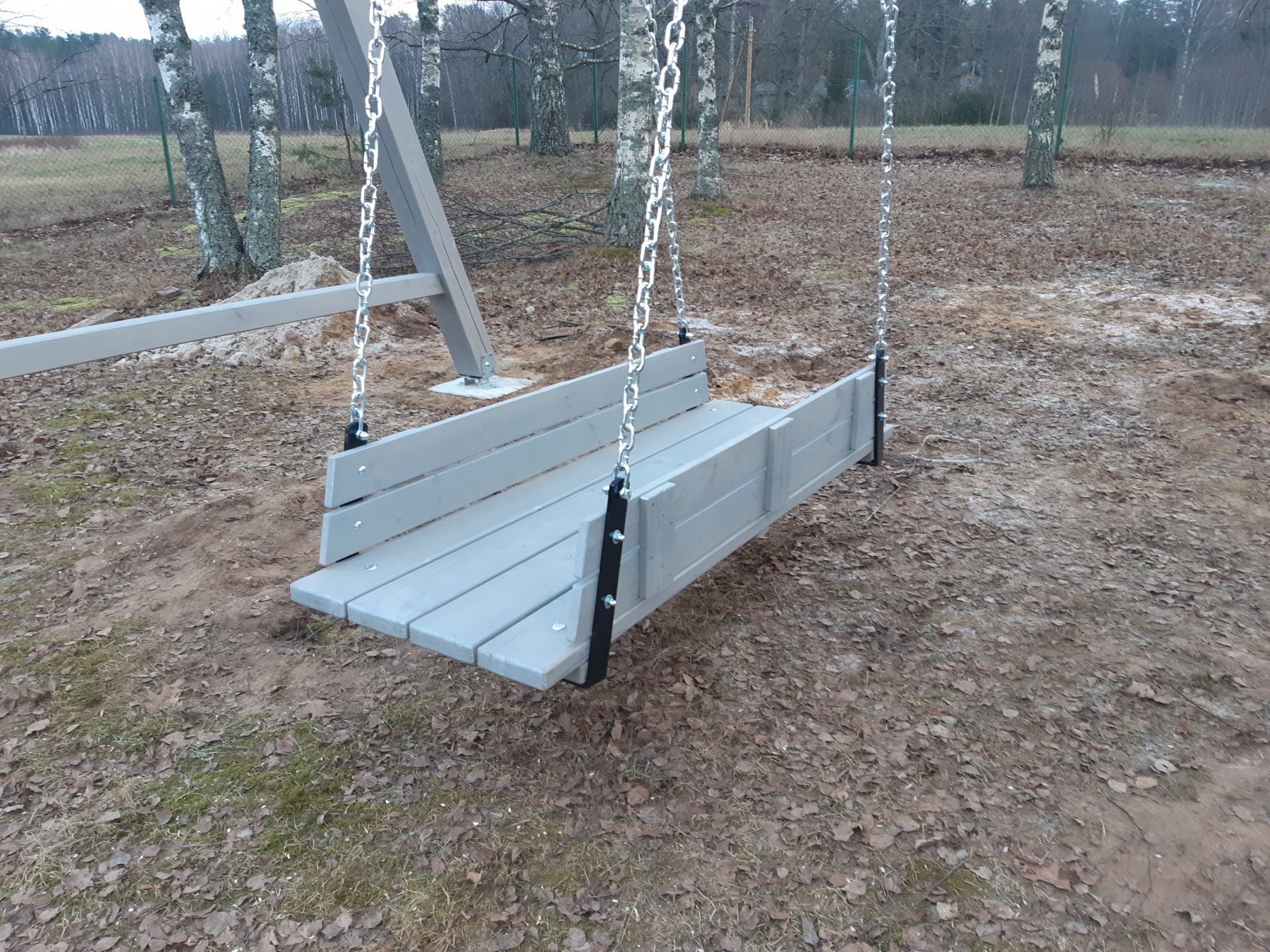 Šūpuļkrēsls Timber Dream, 2 vietas, platums 480 cm, koks