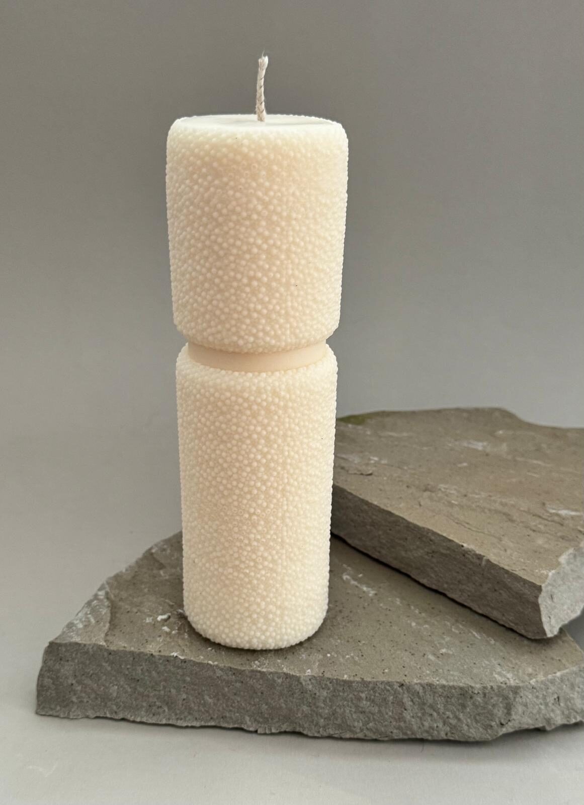 Svece KV Candles, cilindra (stieņa), sojas vasks