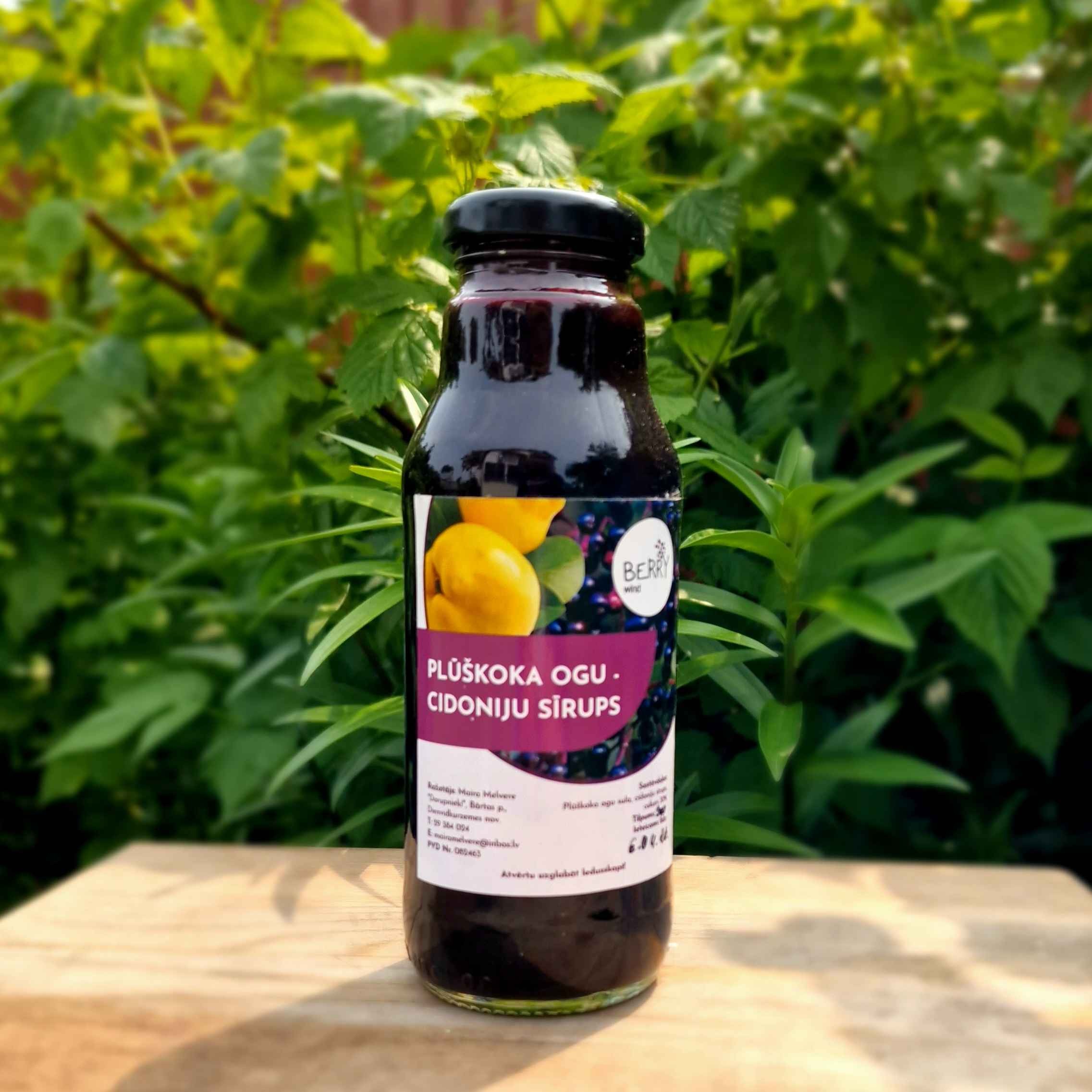 Sīrups Berry Wind, plūškoka ogu ar cidoniju, 250 ml