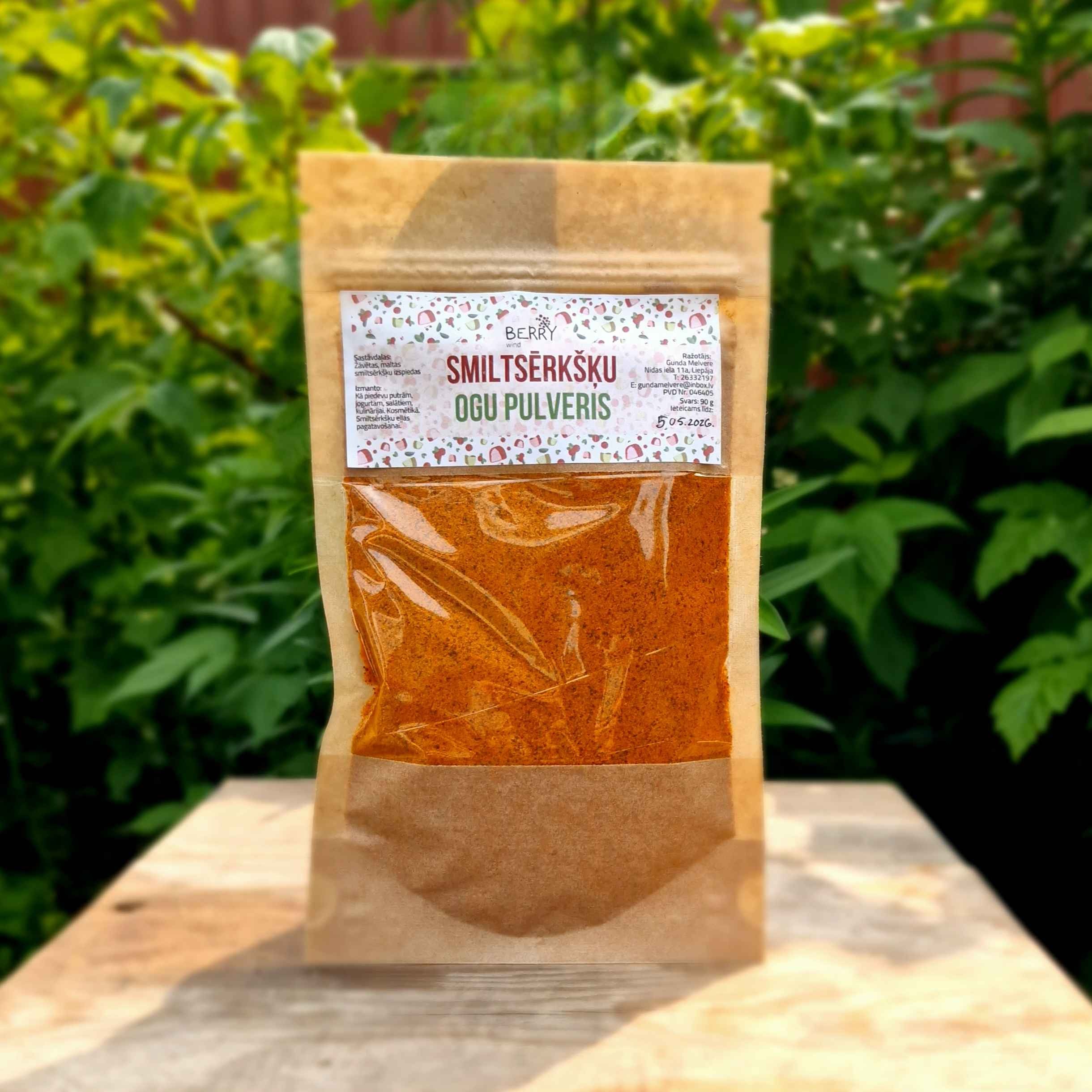 Augu pulveris Berry Wind, 90 g