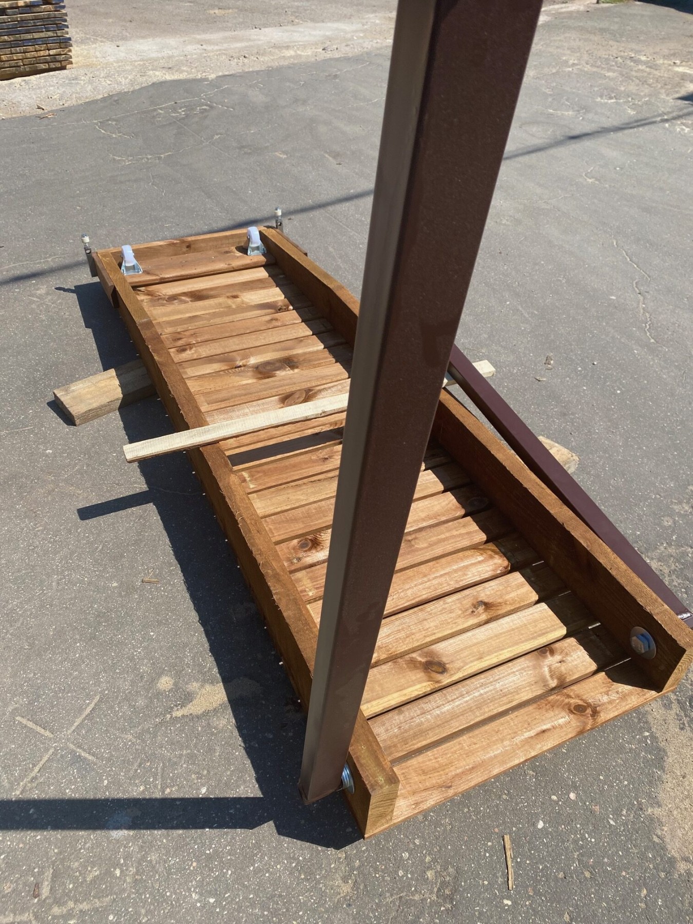 Dārza dekors Balustrāde, pontons / laipa, platums 110 cm