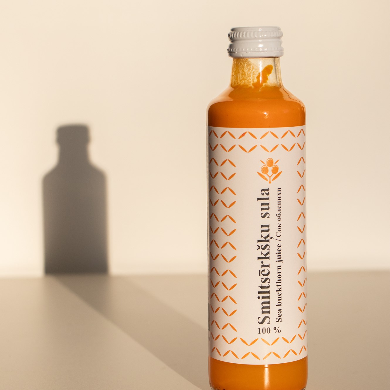 Smiltsērkšķu sula AmberFarm, pasterizēta, 250 ml