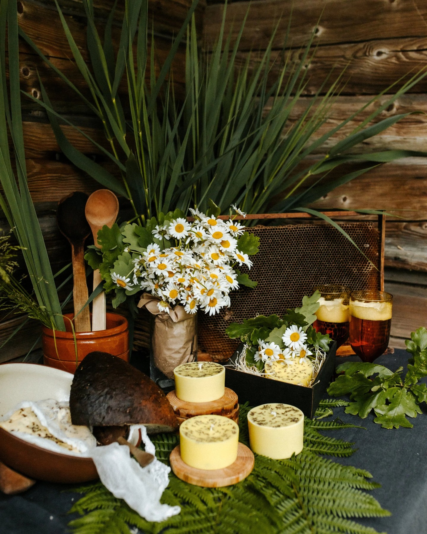 Svece Gardenia Eco, figūru / dekoratīvās, 20 h, rapšu vasks