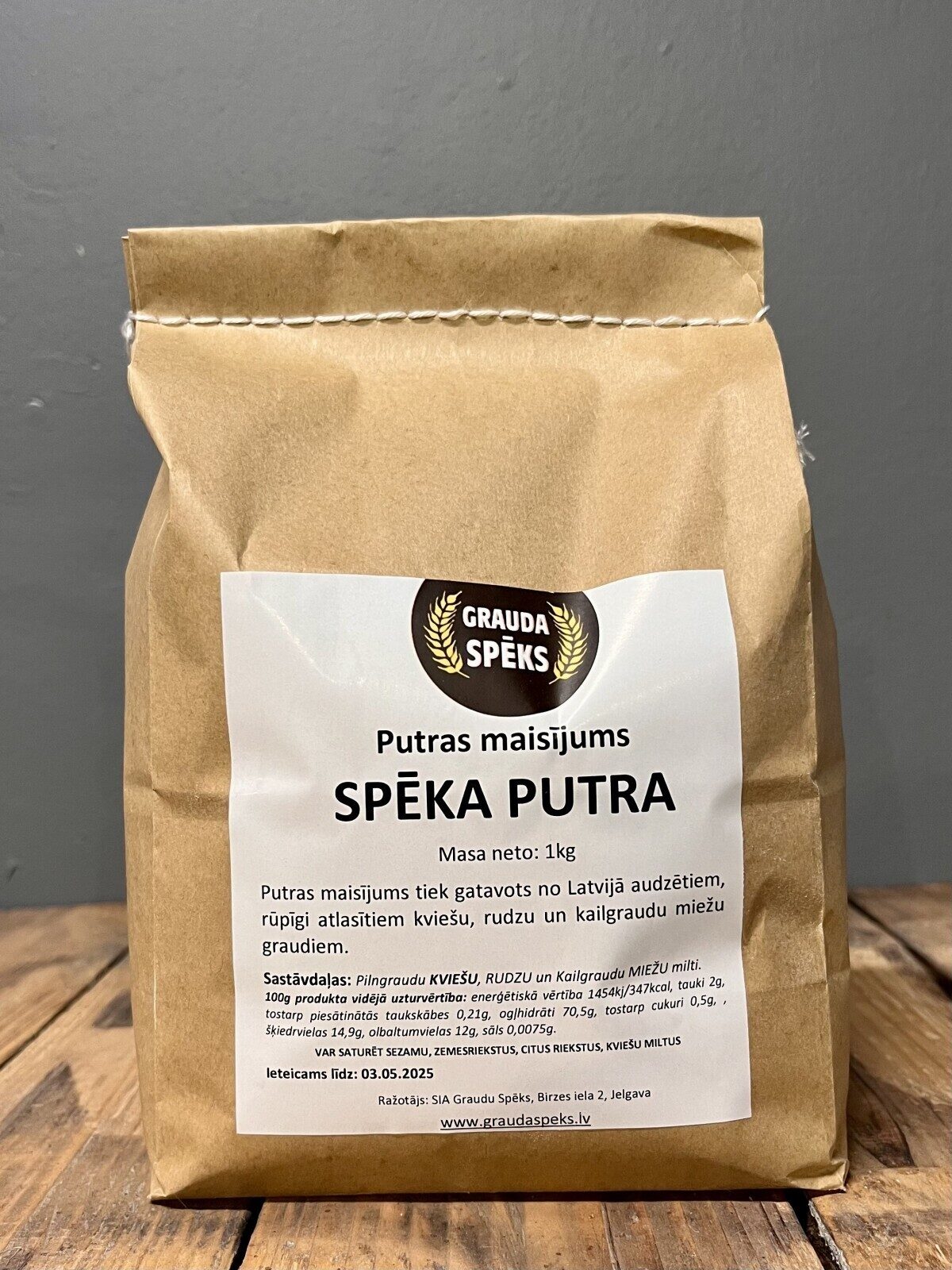 Putraimu maisījums Grauda Spēks, mieži, kvieši, rudzi, 1 kg
