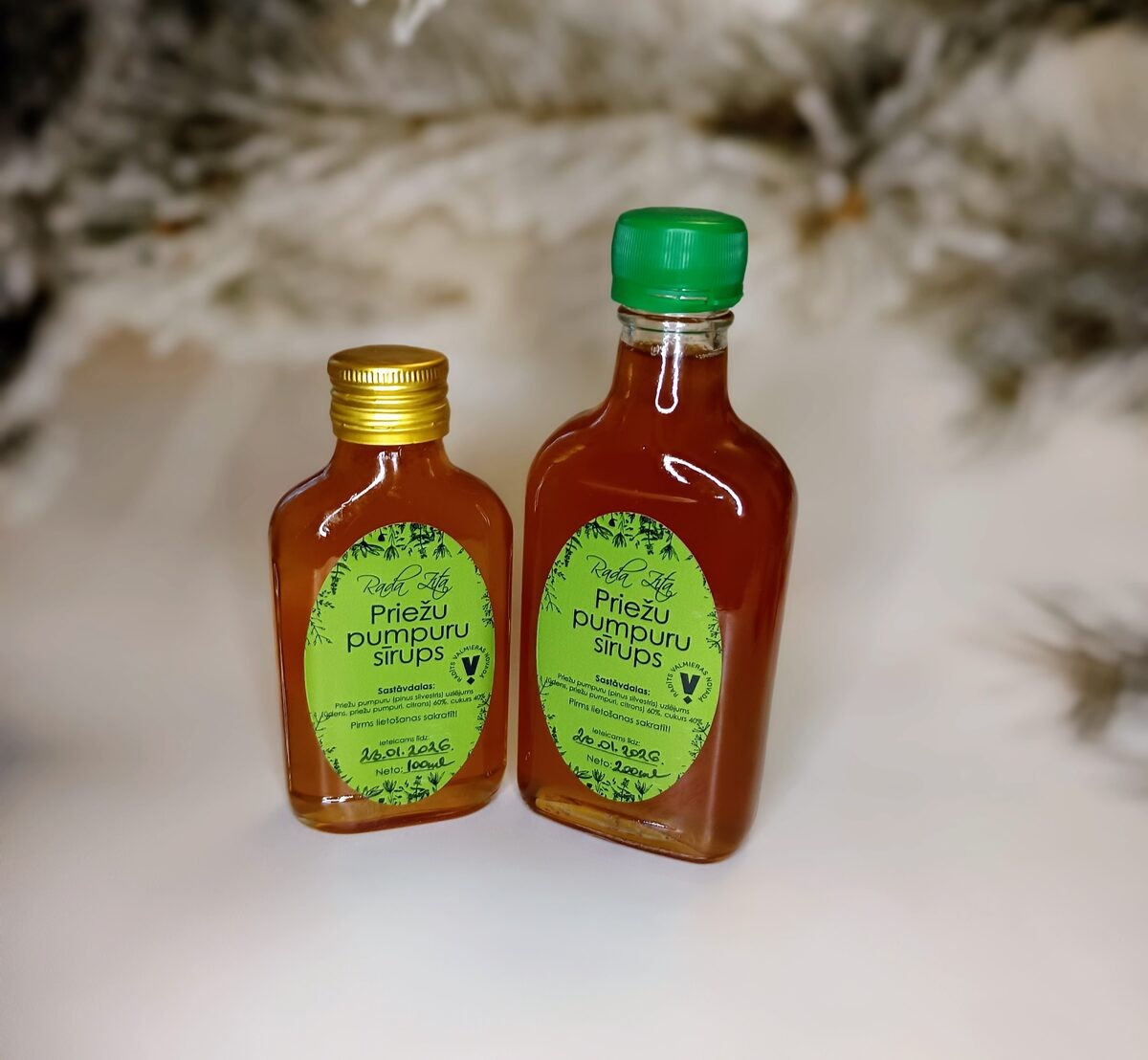 Sīrups Rada Zita, priežu pumpuri, 200 ml